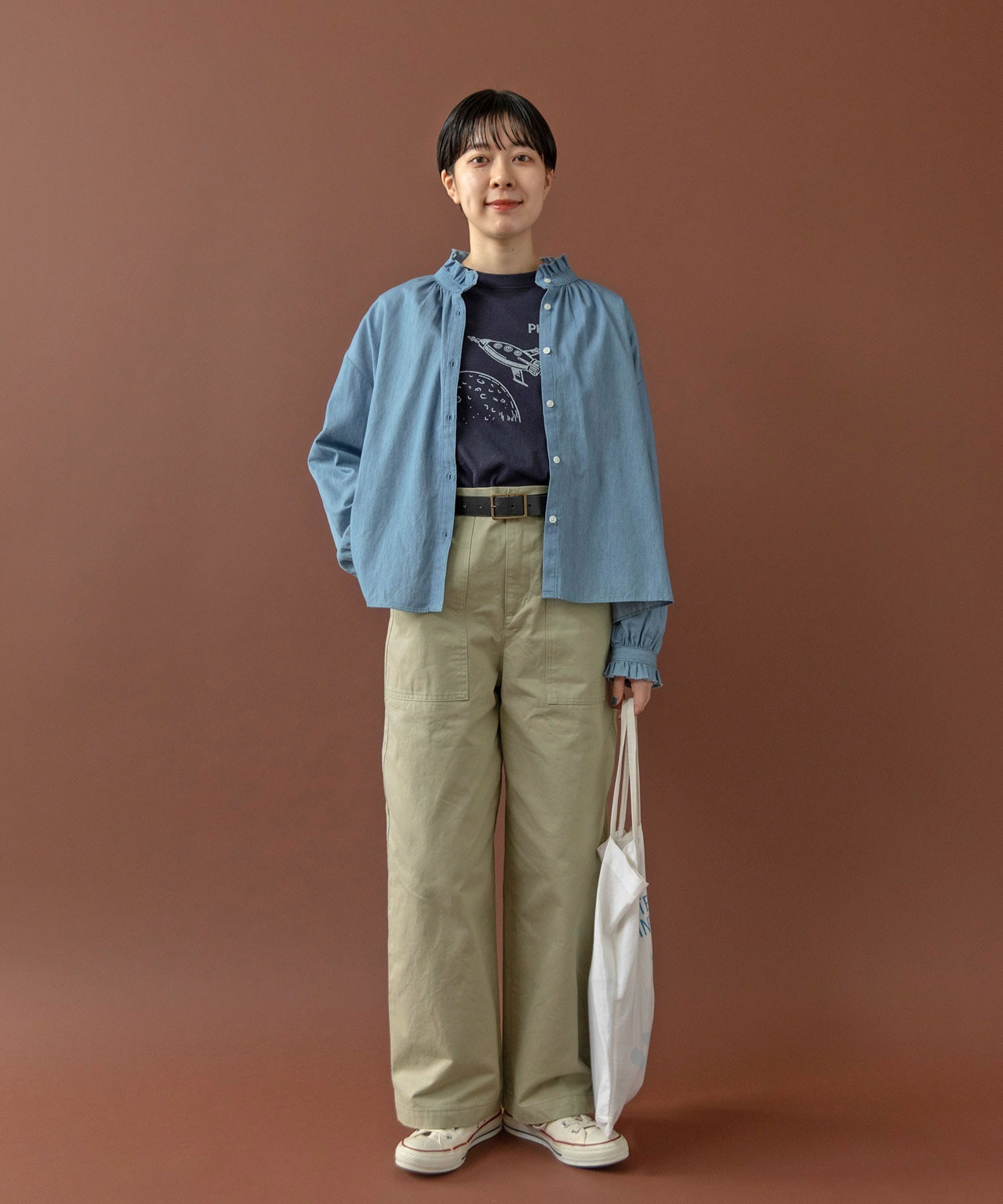 AMBIDEX Store △○雲斎ナチュラルヴィンテージワッシャー チノ後ろ