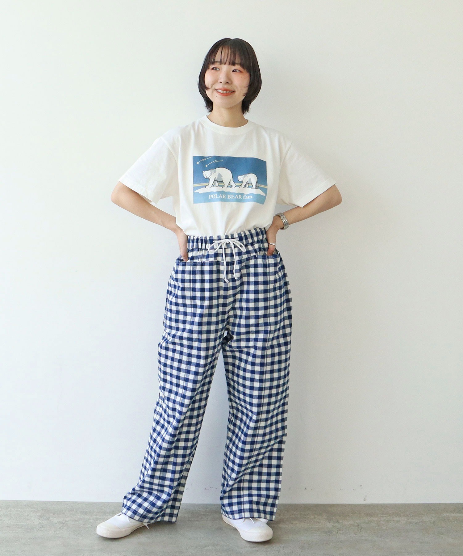 モデル:身長154cm