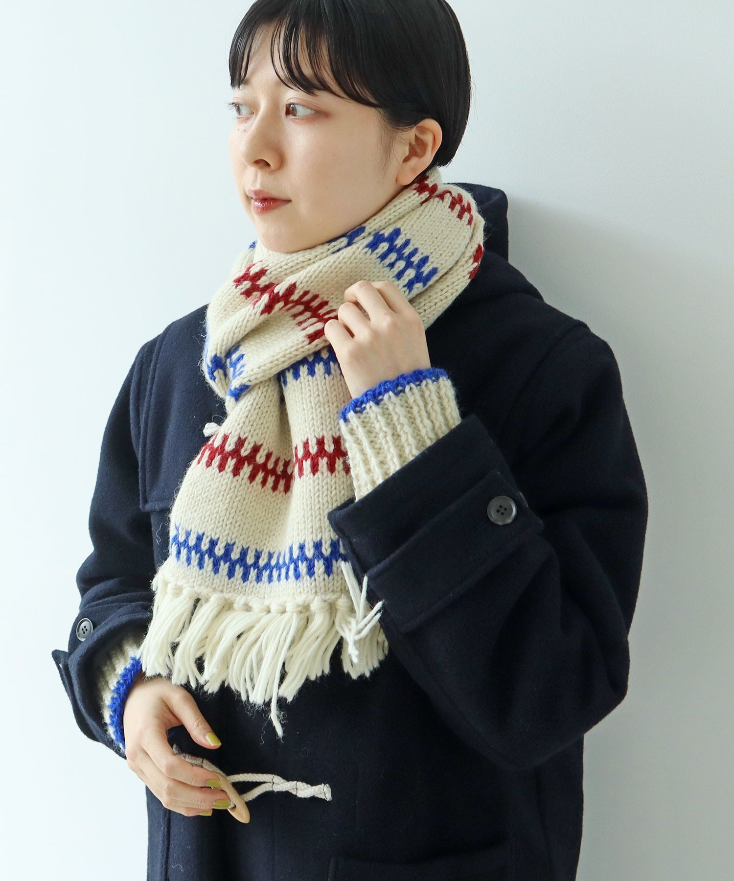 AMBIDEX Store ○【WEB別注】ネパールハンドニット レールマルチ