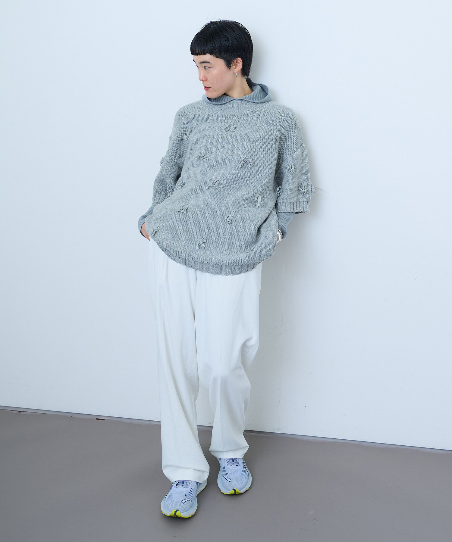 りふページ AMBIDEX Store 【予約販売】〇FRINGE ハーフスリーブベスト(F