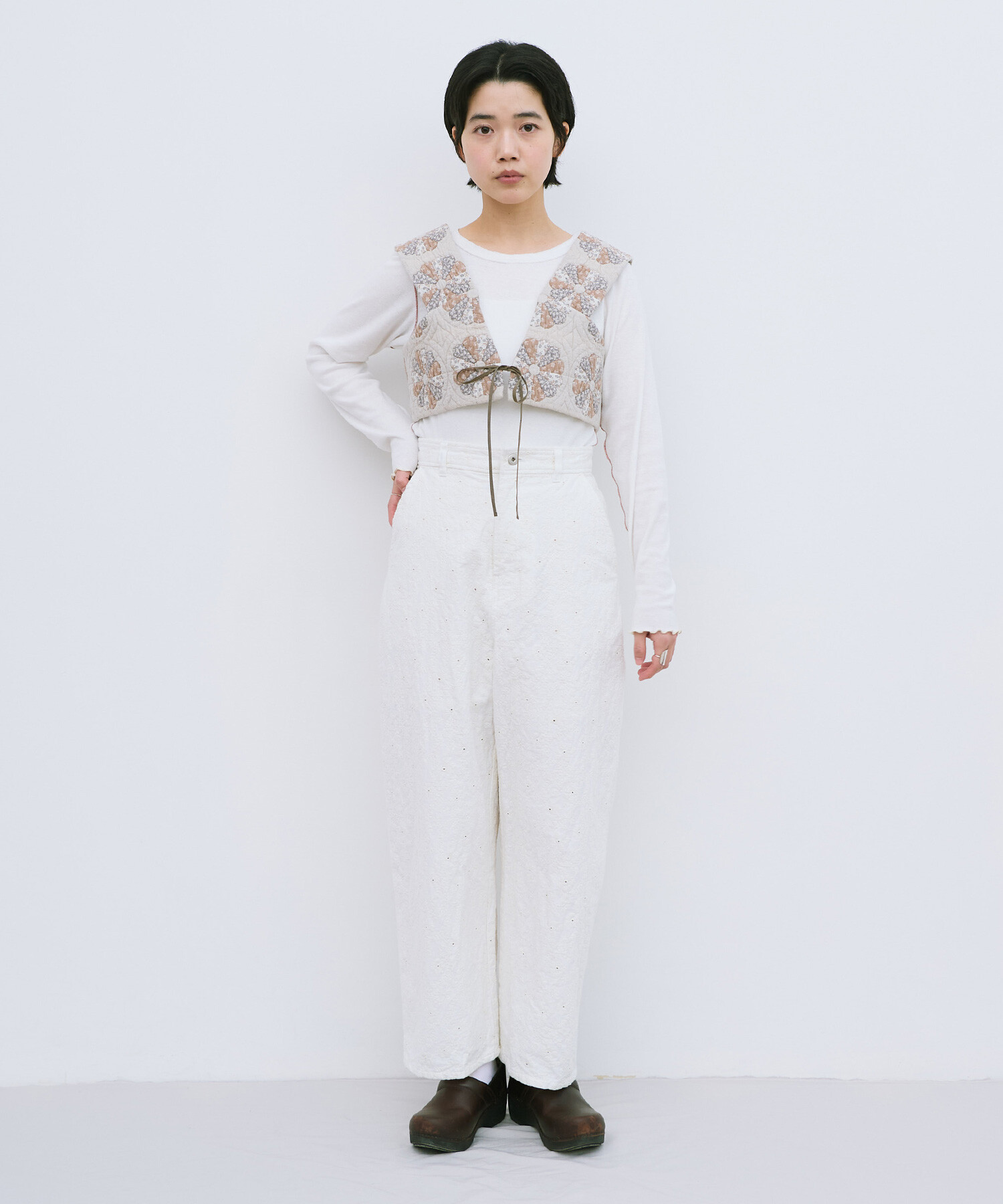 AMBIDEX Store 【予約販売】patchwork quilt jacquard ビスチェ(F