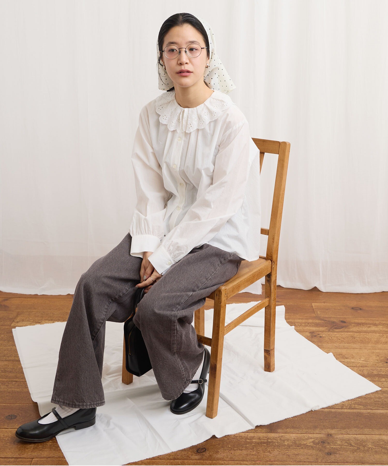 fig London anemone blouse グリーン fig London - fig London anemone blouse グリーンの通販 by ももこ