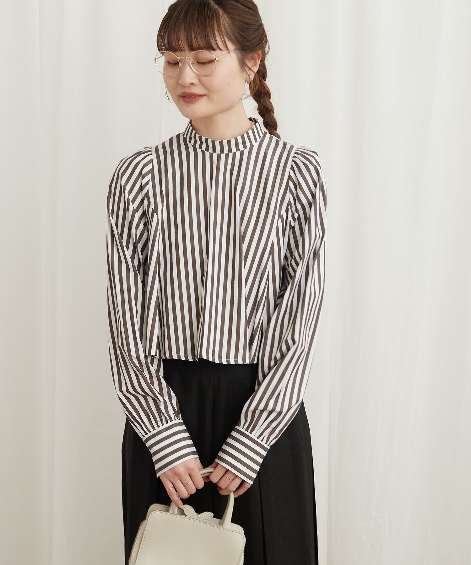 AMBIDEX Store ○STRIPE stand blouse(F コン): l'atelier du savon