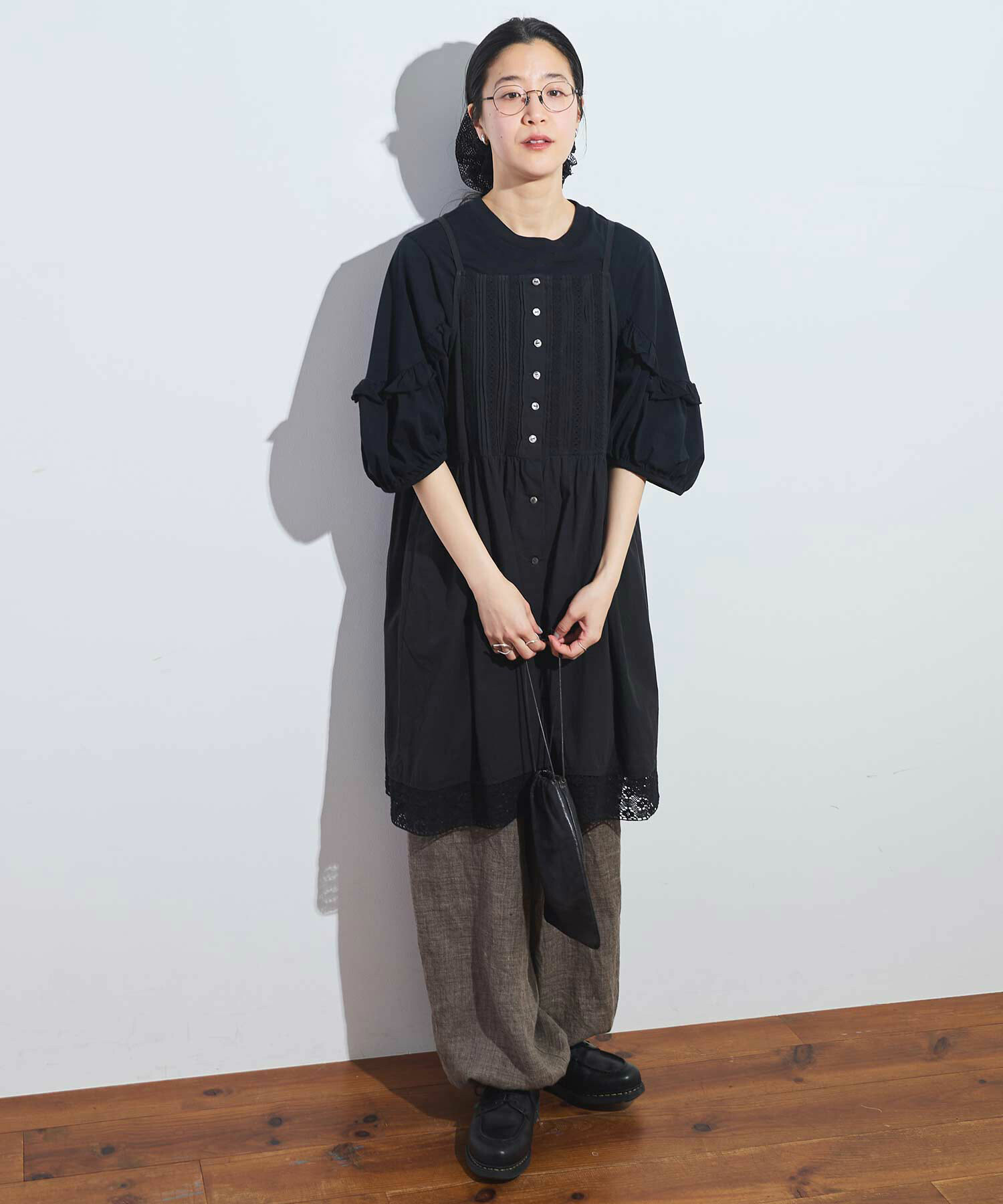 fig London ワンピース AMBIDEX Store 〇Betty mini dress(F シロ): l'atelier du savon
