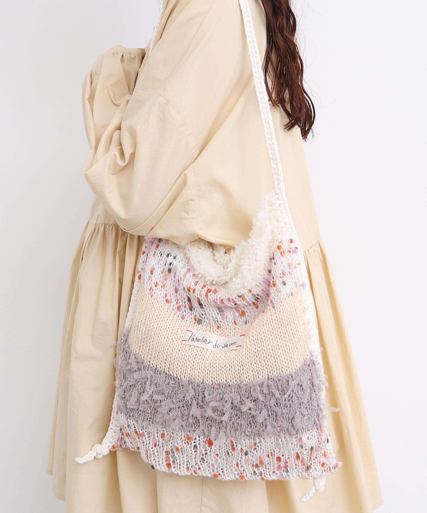 lily 同梱 AMBIDEX Store 【予約販売】〇ぽつぽつ糸のcraft knitバッグ(F