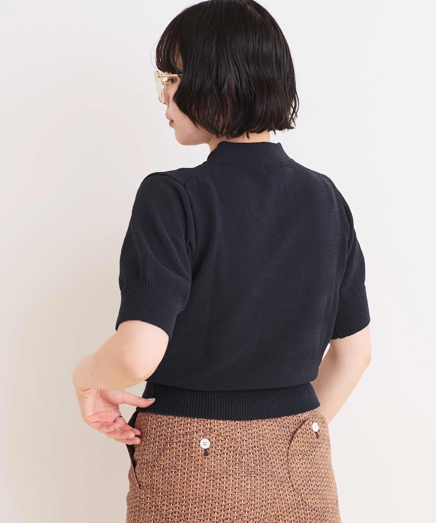 AMBIDEX Store 【予約販売】〇COTTON NYLON 華釦 半袖プル