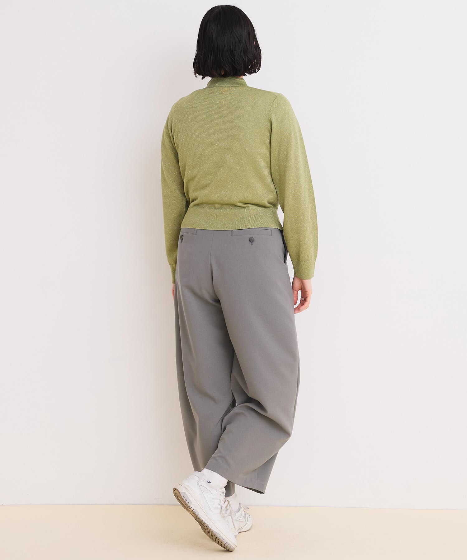 AMBIDEX Store ○BOX タックパンツ(F クロ): l'atelier du savon
