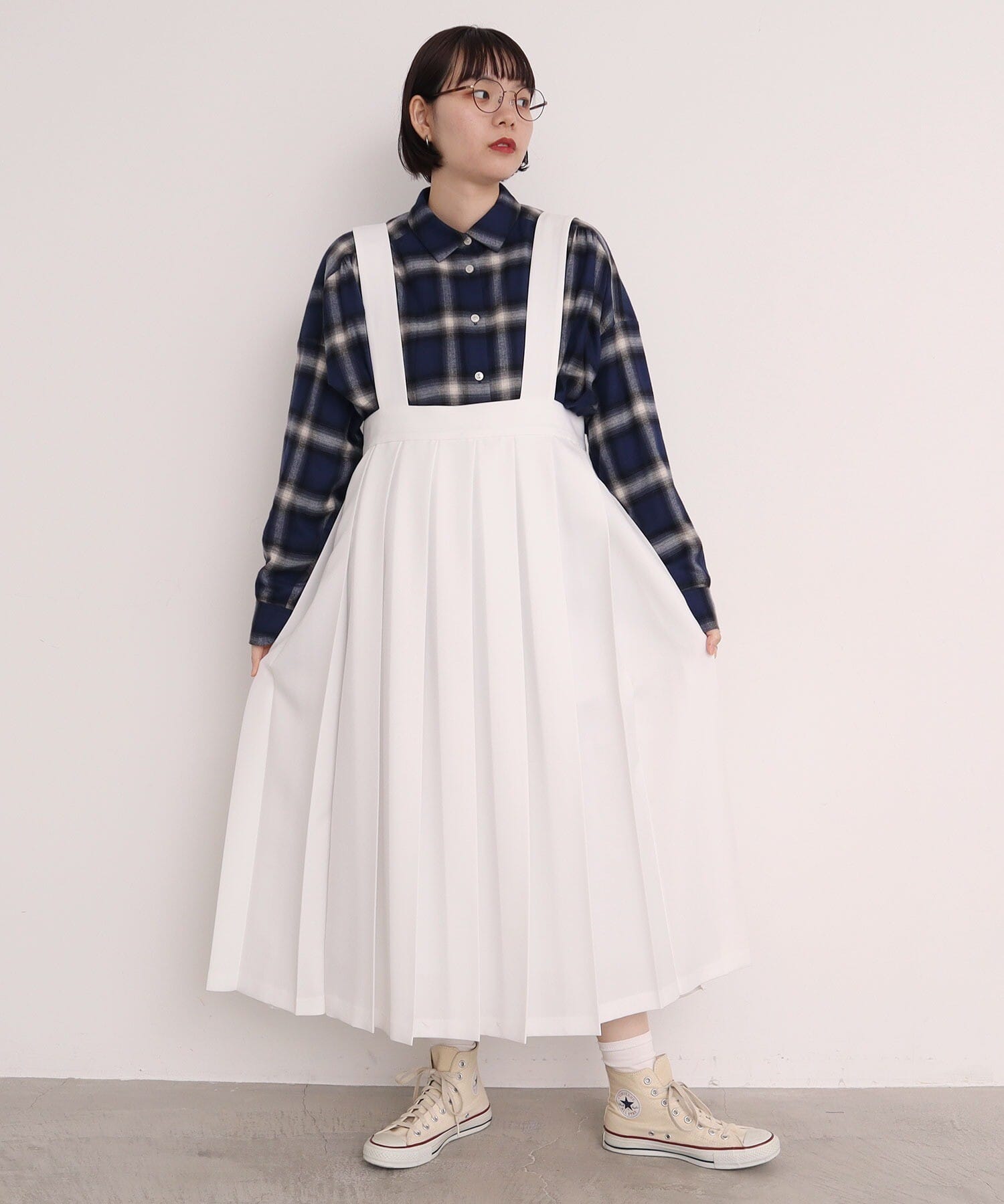 AMBIDEX Store △○OJO suspender pleats skirt(F クロ): l'atelier du ...