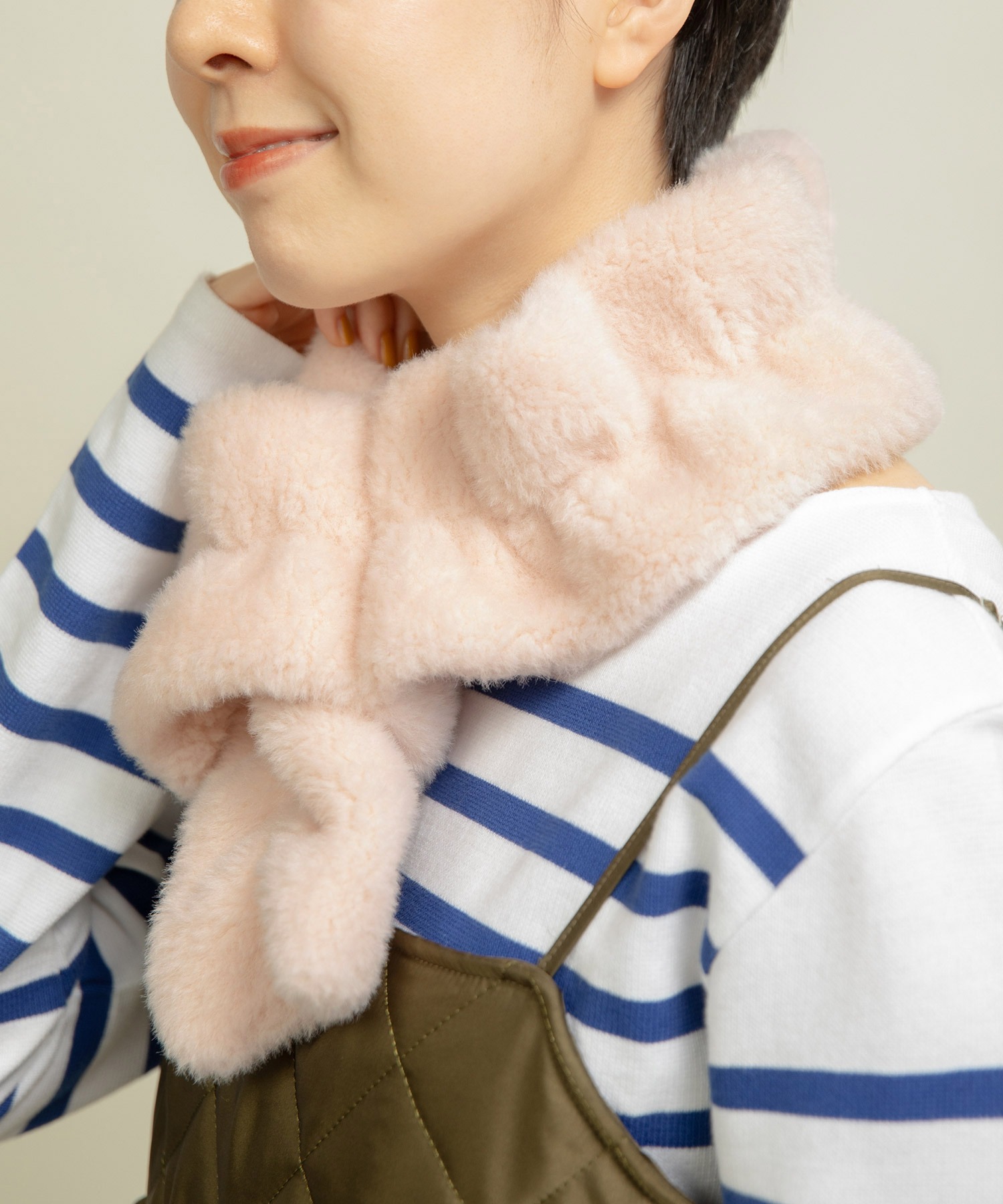 AMBIDEX Store ○フェイクファー シャーリングマフラー(F コン): CHILD