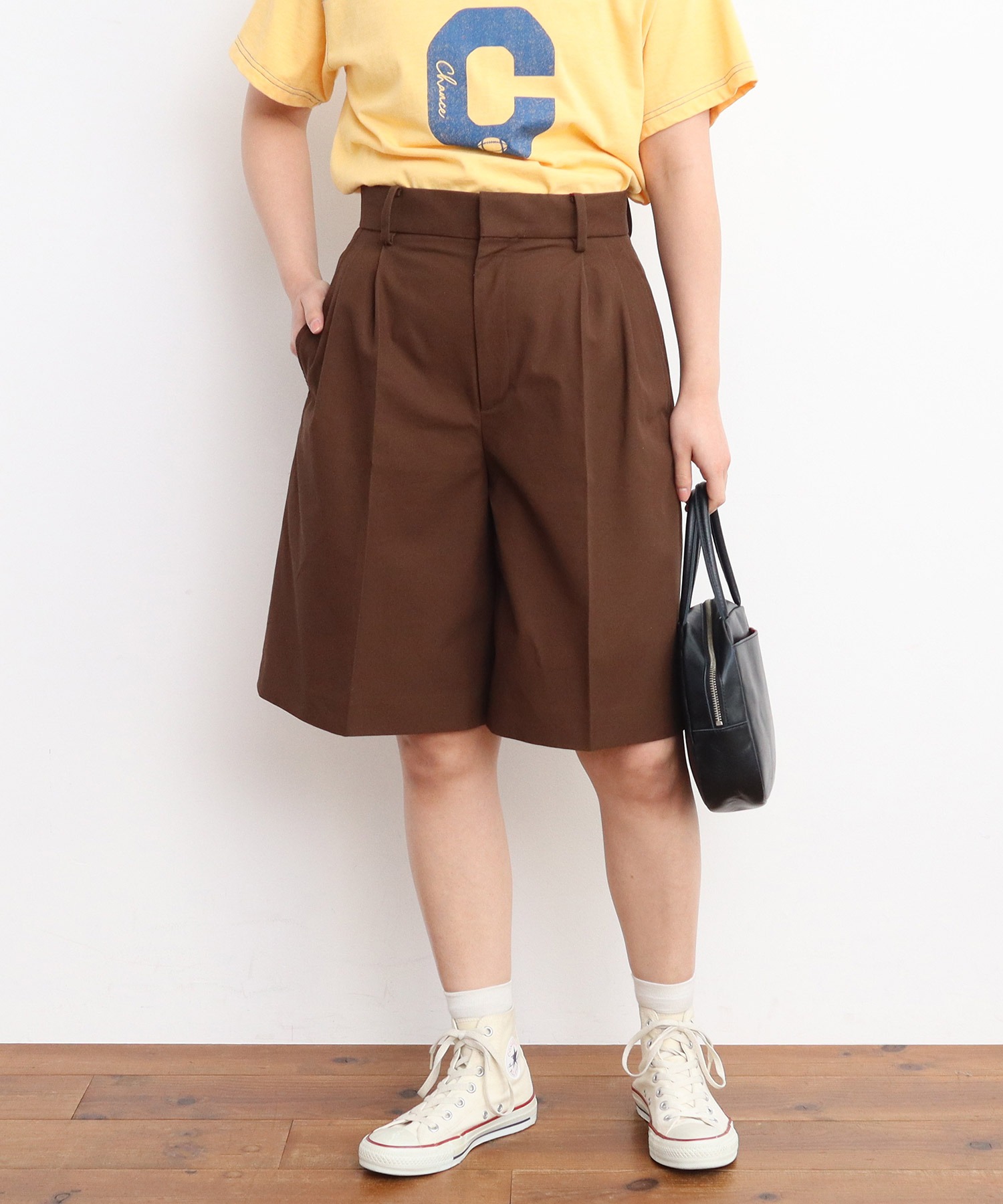 AMBIDEX Store △○強撚ツイル マーベルトハーフパンツ(36 コン