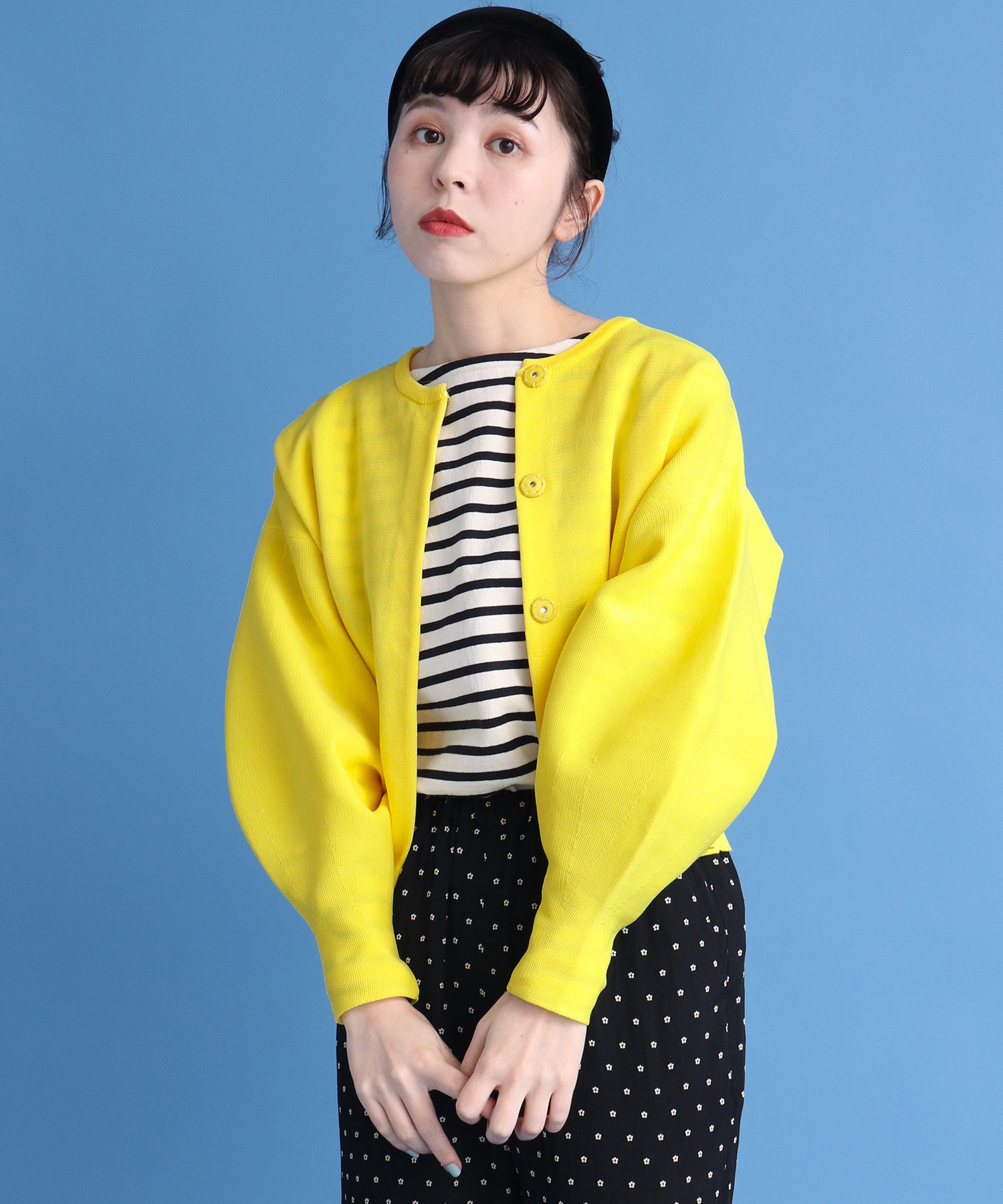 Dot and Stripes CHILD WOMAN カーディガン 黄 | munchercruncher.com