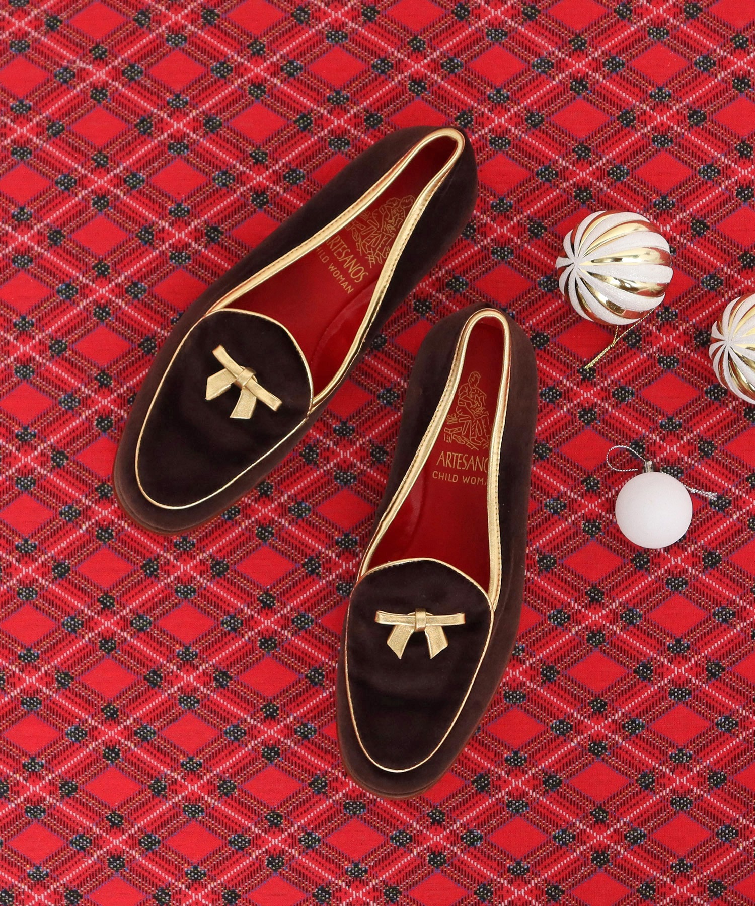 AMBIDEX Store △○【WEB別注】ARTESANOS ベロアベルジャンシューズ(38