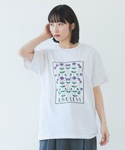 AMBIDEX Store souvenir embroidery Tシャツ(F シロ): yuni