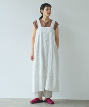 花車刺しゅうヨークジャンパースカート BABY 花車刺しゅうヨーク