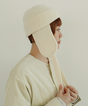 AMBIDEX Store ○COLCHIS フライト ニット キャップ(F OFF WHITE