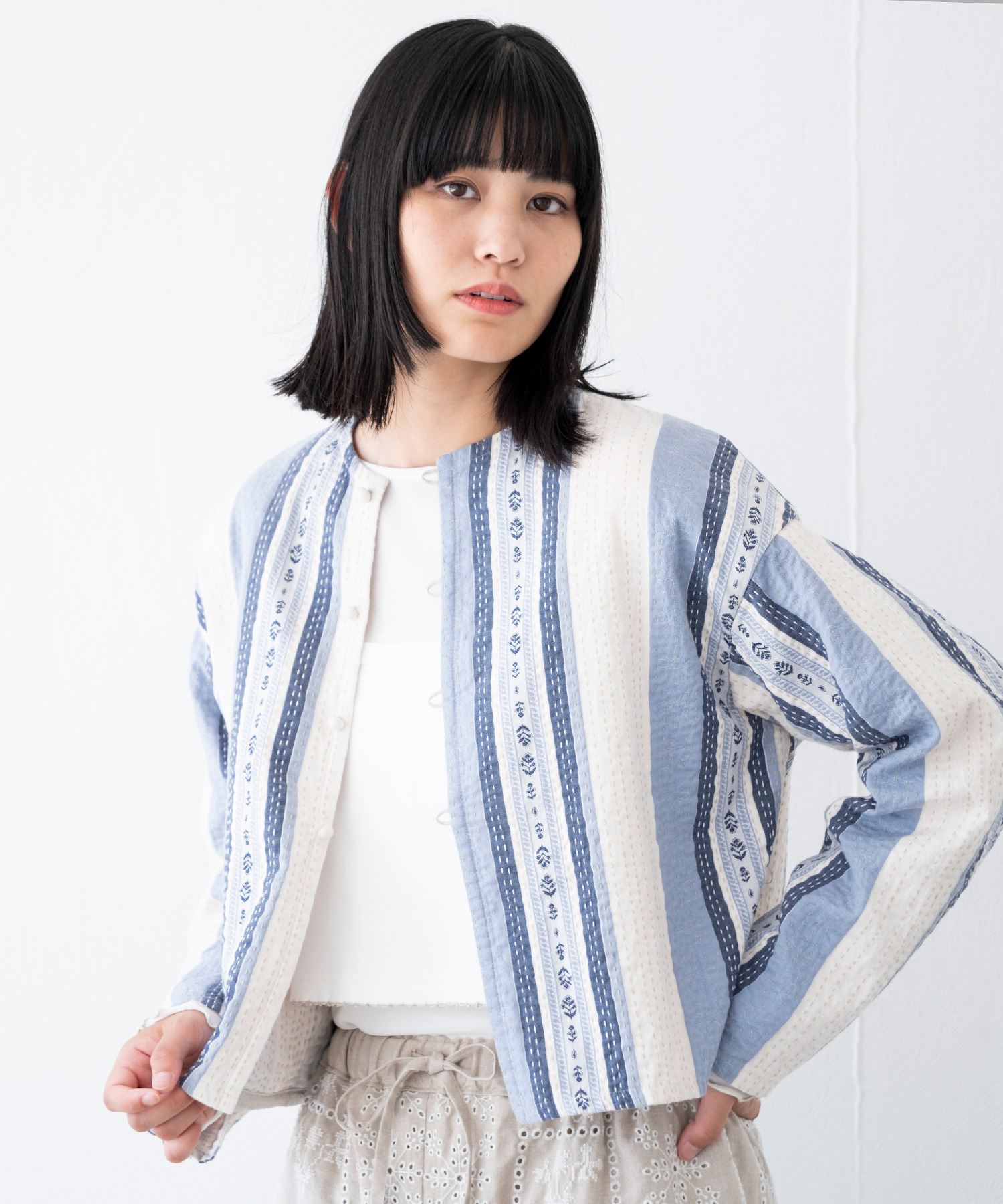 AMBIDEX Store 【予約販売】〇kantha jacquard ショート
