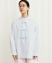 【高価値】 long 〇ribbon Store AMBIDEX shirt(F l'atelier ストライプ): トップス
