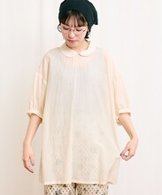 AMBIDEX Store 【予約販売】〇Cotton cupra washer Annie blouse