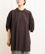 AMBIDEX Store 【予約販売】〇Cotton cupra washer Annie blouse