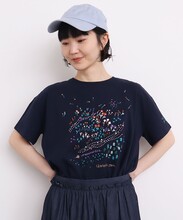 AMBIDEX Store 【予約販売】〇涼しい山の中 ハンド刺繍Ｔシャツ(F コン 