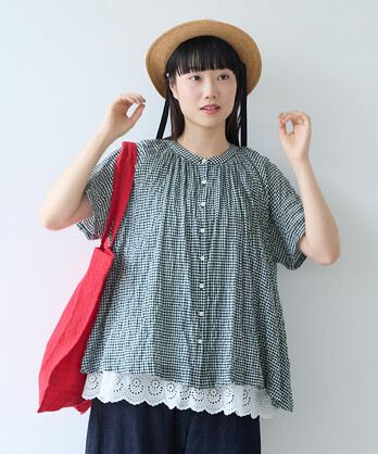 bulle de savon  OYASUMI チュニックブラウス AMBIDEX Store bulle de savon/bulle de savon/トップス(並び順：価格