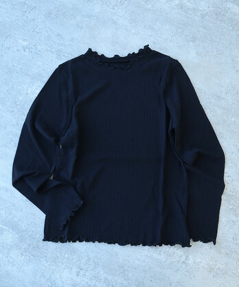 68638 詩仙堂byHITOSHI ちりめん　ハイネック長袖プルオーバー 68638 詩仙堂byHITOSHI ちりめんハイネック長袖プルオーバー