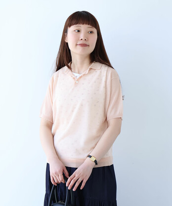 ビュルデサボン  新品未使用モヘアプルオーバー bulle de savon（ビュルデサボン） tシャツ frill×border 長袖プル