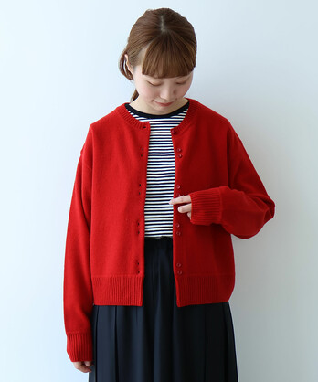 マルシャンブルドゥシャーム　bulldesavon シャンブルドゥシャーム bulldesavon ニットカーディガン ブラウン