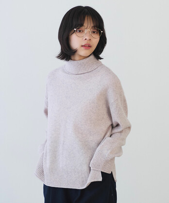 ポロベア　春〜麻混ニットセーターネイビー　ゆったりXS ネイビー　クリーニング済 カタログ掲載品】【100回洗っても型崩れしない