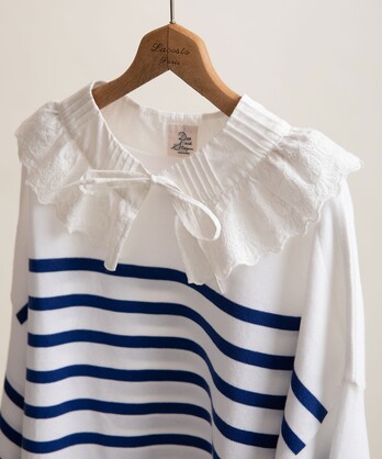 Dot&amp;Stripes CHILD WOMAN ケミカルレースボレロ Dot&Stripes CHILDWOMAN - Dot&Stripes ケミカルレース ボレロの通販