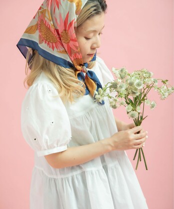 【新品】Dot＆Stripes CHILD WOMAN パフスリーブ Tシャツ AMBIDEX Store CHILD WOMAN/Dot and Stripes CHILD WOMAN/トップス