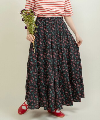 dot and stripes CHILD WOMAN ギンガムチェックパンツ赤