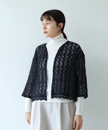 C/wave lace 2way haori �u���E�X