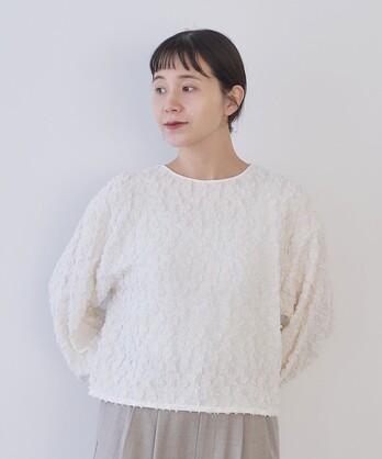 hana dot�W���J�[�h baloon sleeves�u���E�X	