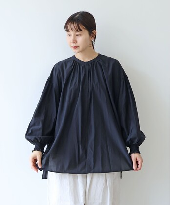 100/1Cotton/Cupra gather sleeves�u���E�X