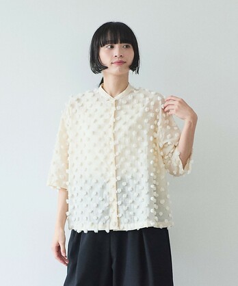 �R�b�g��/�i�C���� dot JQ half sleeves �V���c