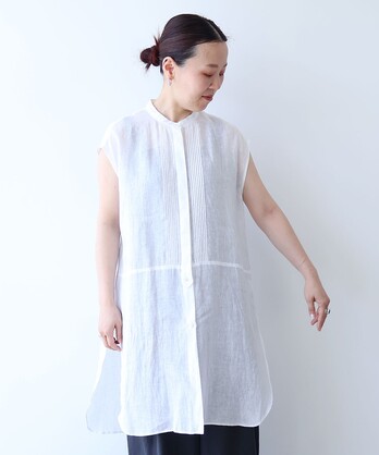 60/1Linen french sleeve long �u���E�X