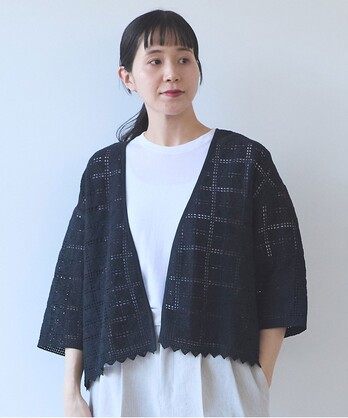 �y�\��̔��zCotton Lace haori �u���E�X
