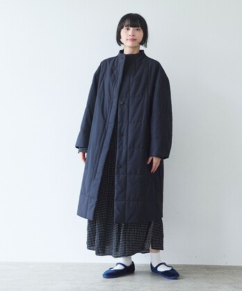 美品 yuni ユニ　アンビデックス　アンゴラ混ウールノーカラーコート グレー yuni ユニ アンビデックス アンゴラ混ウールノーカラーコート