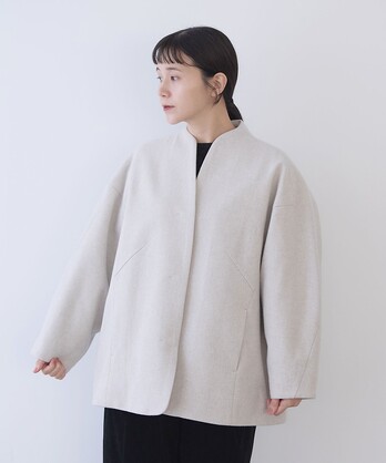 【morieringi】パドカレ オールドツイルフェードスラブコート pas de calais（パドカレ） 【定価5.3万】パドカレ *3WAYアイリッシュ