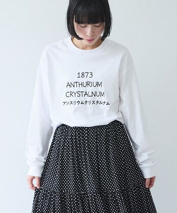 ANTHURIUM embrodely long sleeves T�V���c