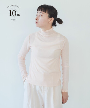 AMBIDEX Store 【yuni10周年】桜染60/-強撚ストレッチフライス 