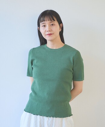 SAKURA pepper/Polyester Knit Tshirt	