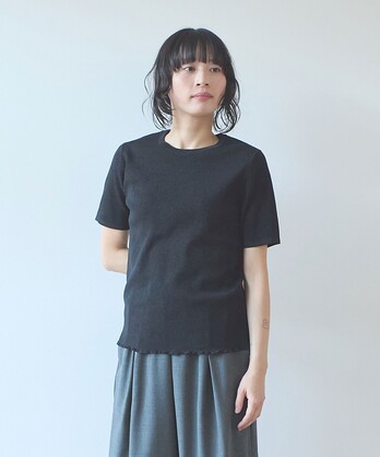 SAKURA pepper/Polyester Knit Tshirt	