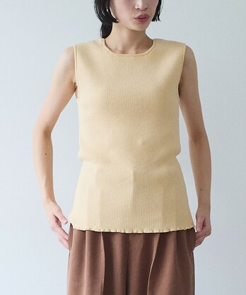 SAKURA pepper/Polyester no sleeves Knit