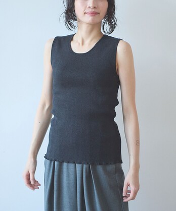 SAKURA pepper/Polyester no sleeves Knit