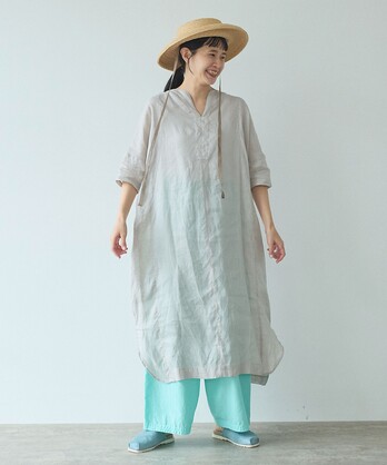 yuni（ユニ ）の「ジョーゼット レイヤードワンピース（ワンピース）」 - WEAR