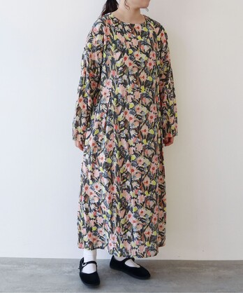 *SaturdayClub*ボートネック フローラル ワンピース SaturdayClub ボートネック フローラル ワンピース 関税送料込