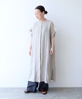 60/1Linen gather sleeves �����s�[�X
