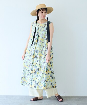 AMBIDEX Store ギャザー ワンピース(F クロ): yuni